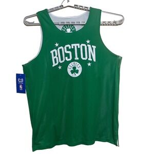 Ultra Game NBA Boston Celtic Basketball NWT green‎ and white men's Jersey XL